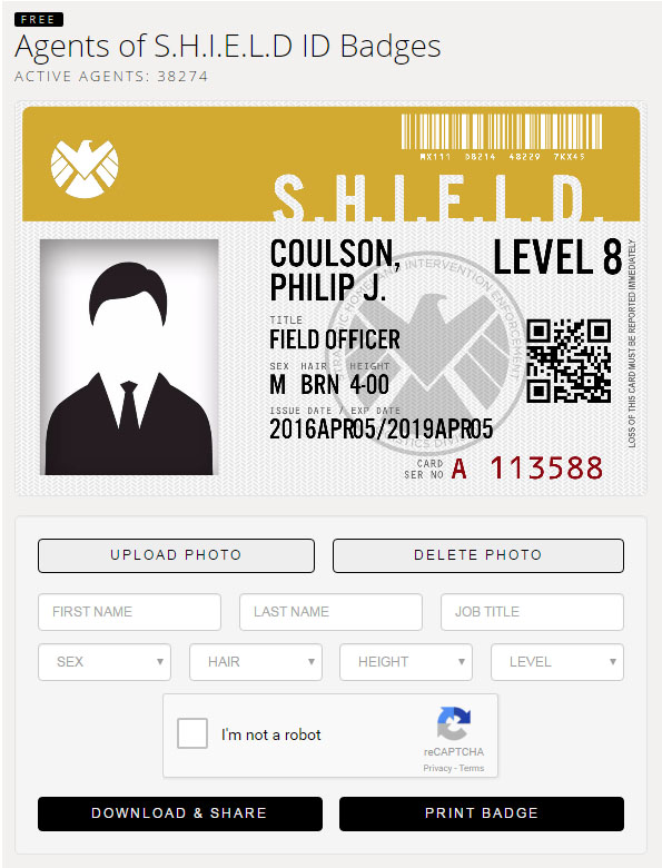 S.H.I.E.L.D. badge
